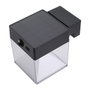 Edm Aplique solar cuadrado 4 W 500 lm negro