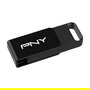 PNY Technologies Elite 128GB USB Tipo-C 3.2 Gen 1 120MB/s Stick de Almacenamiento Deslizable Negro