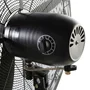 Orbegozo PWS 0167 Ventilador de Pie 180W con 3 Aspas 65cm, 3 Velocidades, Oscilación, Altura Regulable hasta 171cm y Base Estable de Hierro Fundido