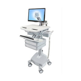 Ergotron StyleView Wagen mit LCD-Arm LiFe-Antrieb con 2 cajones