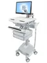 Ergotron StyleView Carro multimedia con brazo LCD y 2 cajones
