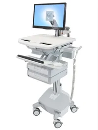 Ergotron StyleView Wagen mit LCD-Arm LiFe-Antrieb con 2 cajones
