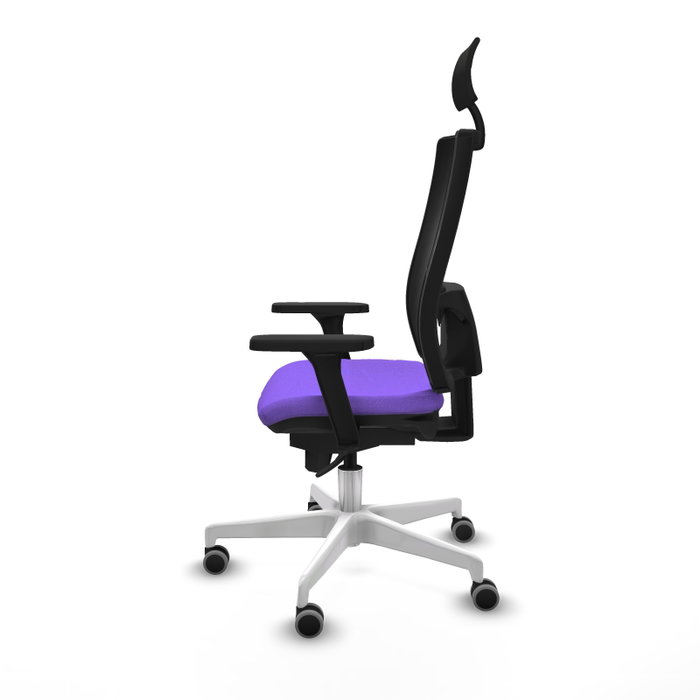 PIQUERAS Y CRESPO Silla de oficina Horna con Mecanismo Sincro, Lila y Negro PIQUERAS Y CRESPO Silla de oficina Horna con Mecanismo Sincro, Lila y Negro
