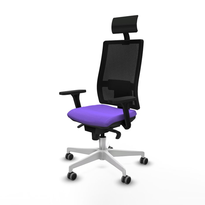 PIQUERAS Y CRESPO Silla de oficina Horna con Mecanismo Sincro, Lila y Negro PIQUERAS Y CRESPO Silla de oficina Horna con Mecanismo Sincro, Lila y Negro