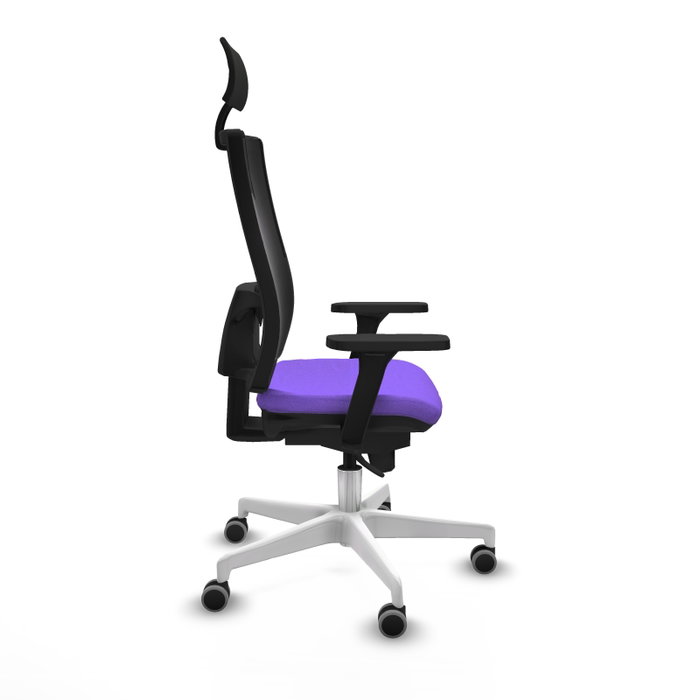 PIQUERAS Y CRESPO Silla de oficina Horna con Mecanismo Sincro, Lila y Negro PIQUERAS Y CRESPO Silla de oficina Horna con Mecanismo Sincro, Lila y Negro