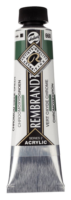 Rembrandt Verde Óxido de Cromo 668 Rembrandt Verde Óxido de Cromo 668