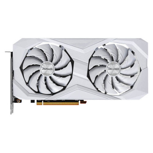 ASRock Radeon RX 6600 CLW 8G Blanco - Tarjeta gráfica AMD RX6600, 8GB GDDR6, 128bit, HDMI+3DP, 2 Ventiladores, Ref: 90-GA4UZZ-00UANF