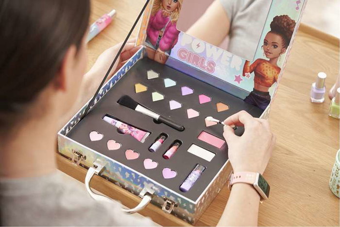 Wow Generation Maletín de Maquillaje Glam and Go con 23 Piezas - Incluye Sombras, Brillos, Espejo y Pintalabios