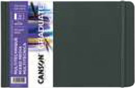 CANSON - GUARRO Cuaderno Mix Media Blanco 14x21,6 cm, 36 hojas, 200g, grano fino