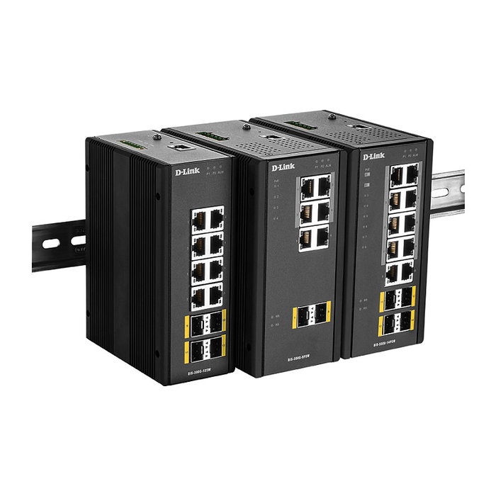 D-Link DIS-300G-12SW Switch Industrial Gigabit Ethernet Gestionado de 12 Puertos