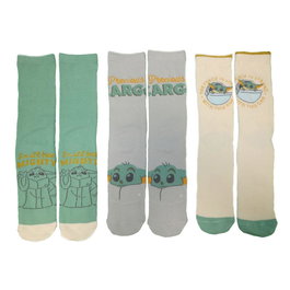 Star Wars The Mandalorian Pack de 3 Calcetines Grogu L-XL