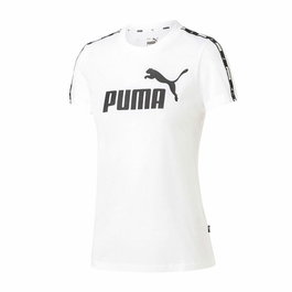 Camiseta de Manga Corta Mujer Puma 670680 02 Blanco (XL)