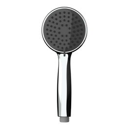 Wenko Mango de Ducha Básico 10 cm ABS, 3 Funciones, Conexión Universal 1/2"