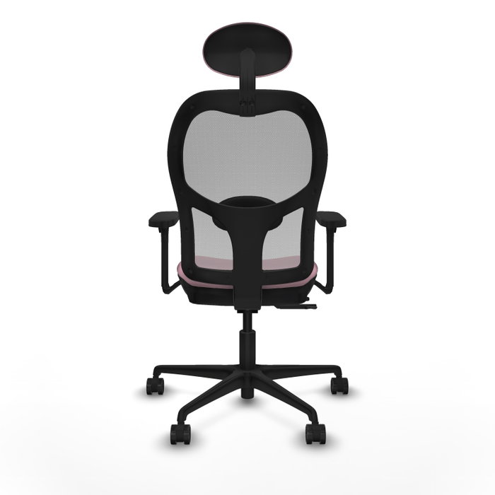 PIQUERAS Y CRESPO Silla de oficina Jorquera Rosa con mecanismo Sincro/Traslack