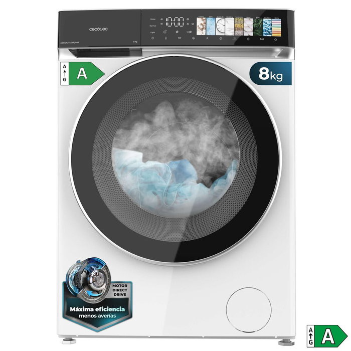 Lavadora Cecotec Bolero DressCode 8970 Direct Drive 1400 rpm 8 kg