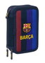 Safta Plumier Triple Estuche Escolar con 37 Piezas, Capacidad 12.5 x 19.5 x 5.5 cm, Para Material de Oficina y Papelería