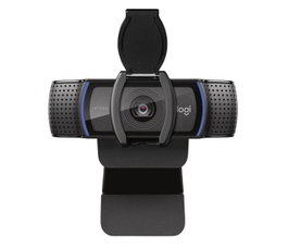 Logitech C920e Webcam Full HD 1080p para Videoconferencias, Micrófonos Omnidireccionales, Enfoque Automático, Campo de Visión de 78 Grados, Compatible con Teams y Zoom