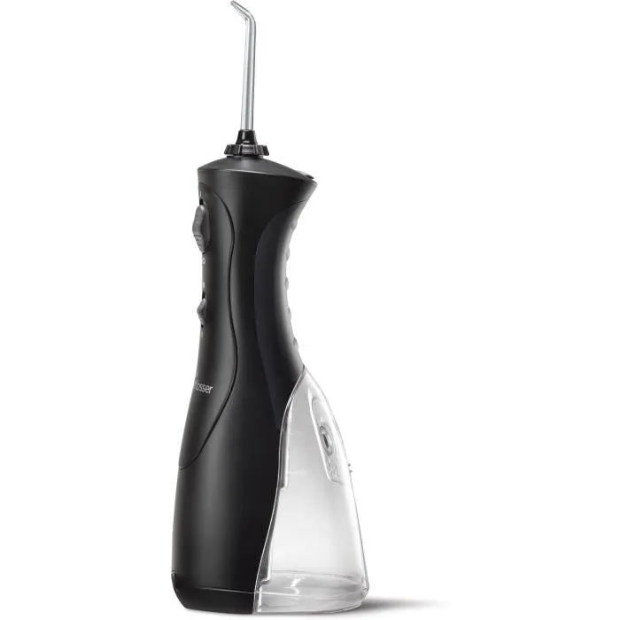 Waterpik WP 492 Irrigador Bucal Inalámbrico con 4 Puntas - Negro