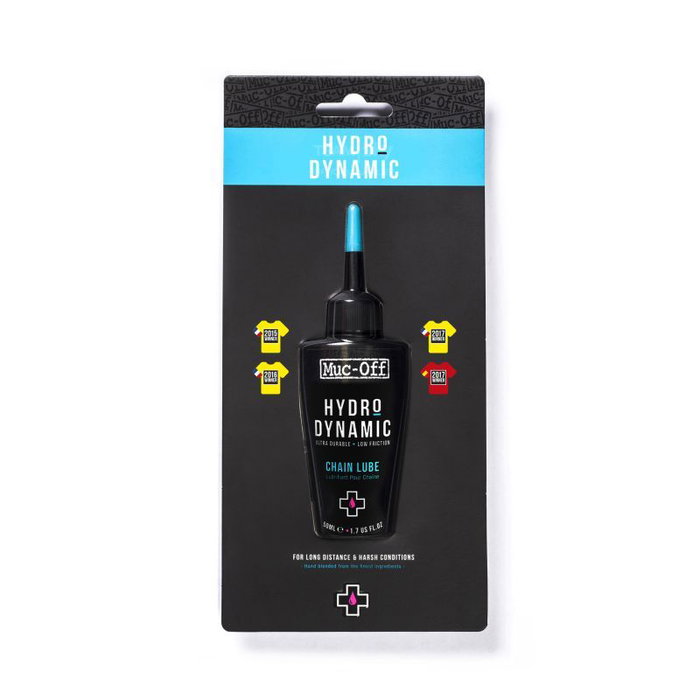 Muc-Off Hydrodynamic Chain Lube Lubricante de Cadena para Bicicleta, 1000 g, Ideal para Carretera y Ciclocross, Larga Distancia