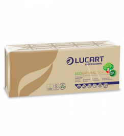 Lucart CE735 Pack 10 Paquetes de 9 Pañuelos de Bolsillo Econatural Perfumado