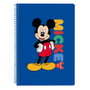 Safta Cuaderno Espiral Mickey Mouse Today Cuarto 80 Hojas Cuadriculado 4 mm