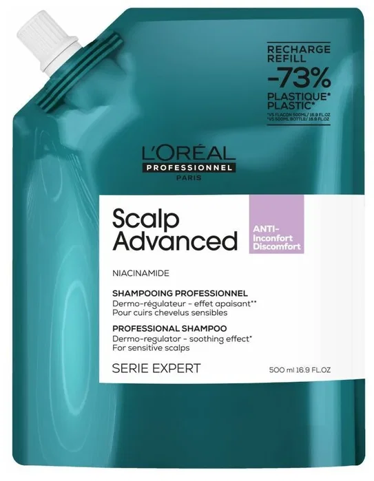 L'Oréal Professionnel Paris Scalp Advanced Champú Anti-grasa 500 ml