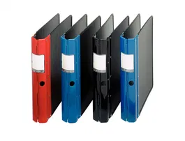 Esselte Archivador de Palanca Agrippa Cartón Rígido DIN A4 Lomo Metálico 50 mm Negro