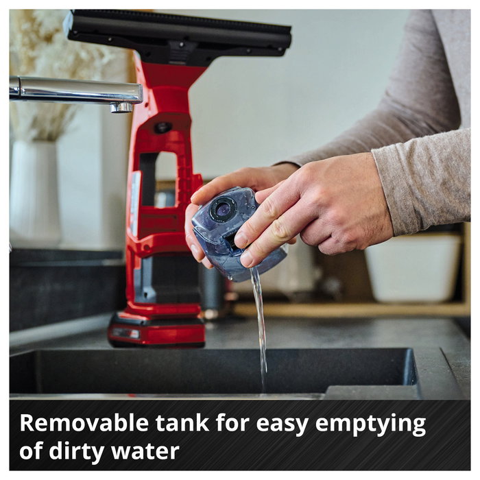 Einhell Limpiacristales a Batería BRILLIANTO - Ión de Litio, Depósito 0.3 L Einhell Limpiacristales a Batería BRILLIANTO - Ión de Litio, Depósito 0.3 L