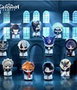 Sakami Merchandise Genshin Impact Minifiguras Fatui Harbingers Chibi Design 7 cm