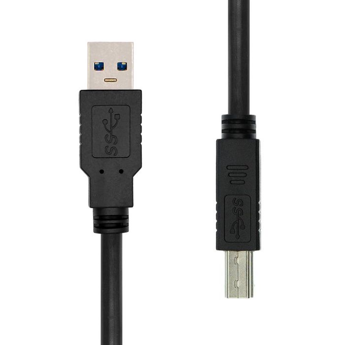 ProXtend Cable USB 3.2 Gen1 A a B Macho/Macho Negro 0.5m