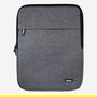 Nilox Funda Sleeve Acolchada 43.9 cm (17.3 Pulgadas) Gris para Portátil o Tablet - Poliéster, Compartimento Adicional, Ligera 150 g