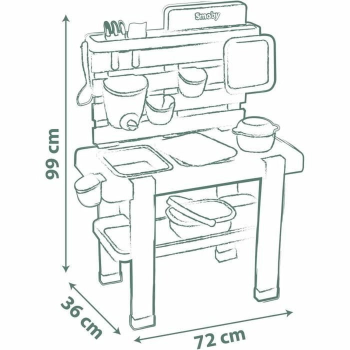 Smoby Life - Mud Kitchen Multicolor Smoby Life - Mud Kitchen Multicolor