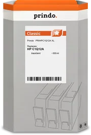Prindo Cartucho de tinta Negro (mate) PRIHPC1Q12A Classic XL 300ml