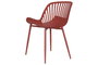DKD Home Decor Silla Scandi Terracota 50.5x81x57.5 cm (4 Unidades) Metal PP
