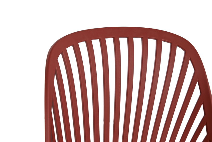 DKD Home Decor Silla Scandi Terracota 50.5x81x57.5 cm (4 Unidades) Metal PP