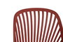 DKD Home Decor Silla Scandi Terracota 50.5x81x57.5 cm (4 Unidades) Metal PP
