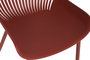 DKD Home Decor Silla Scandi Terracota 50.5x81x57.5 cm (4 Unidades) Metal PP