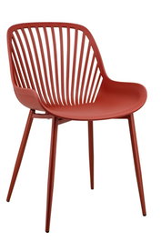 DKD Home Decor Silla Scandi Terracota 50.5x81x57.5 cm (4 Unidades) Metal PP