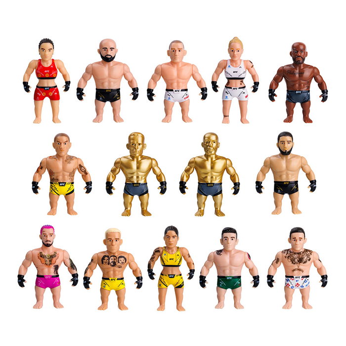 Bizak UFC Saco de Boxeo Figura Articulada 7 pulgadas con Accesorios y Base de Jaula Coleccionable