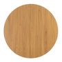 Mesa Comedor Natural-Negro Dm-Metal 100 X 100 X 75 cm