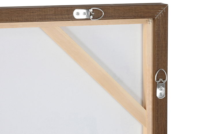 DKD Home Decor Cuadro Abstracto Dorado Negro 4 x 100 x 100 cm (2 Unidades)