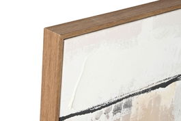 DKD Home Decor Cuadro Abstracto Dorado Negro 4 x 100 x 100 cm (2 Unidades)