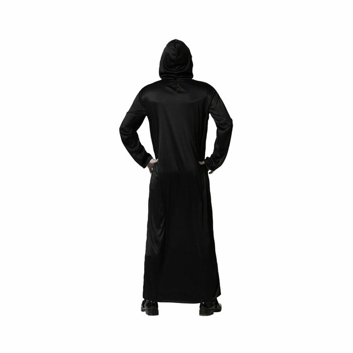Atosa Disfraz de Hombre Adulto Tenebroso con Túnica Negra y Capucha Integrada