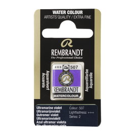 Rembrandt Acuarela Pastilla Azul Ultramar Violeta 507