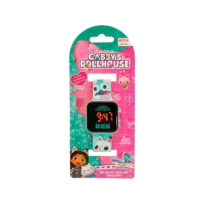 KIDS LICENSING Reloj LED La Casa de Muñecas de Gabby Digital
