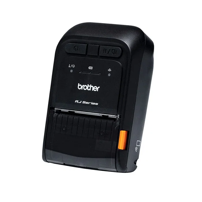 Brother RJ-2035B Impresora Portátil Térmica para Etiquetas y Recibos/Tickets, 203 DPI, Inalámbrica (Bluetooth MFI) y USB, Peso Ligero 215 g, Incluye Batería y Adaptador
