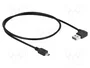 DeLOCK Cable EASY-USB 2.0 USB-A Angular a Mini-B, 0,5 m
