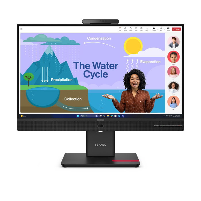 Lenovo ThinkVision T24D-4v Negro 23.8 pulgadas Full HD IPS