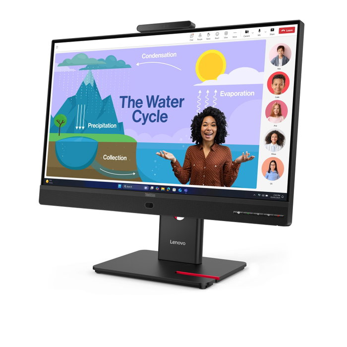 Lenovo ThinkVision T24D-4v Negro 23.8 pulgadas Full HD IPS