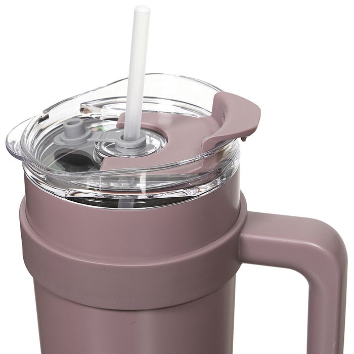 Cook Concept Mug Térmico Take Away 1.2 L Acero Inoxidable con Asa para Bebidas Frías y Calientes